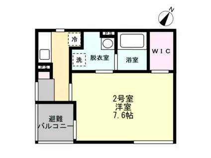 T&Fレジデンス南林間B(1K/3階)の間取り写真