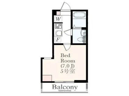 アザーレ・シド海老名(1K/1階)の間取り写真