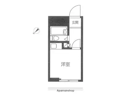 伊勢佐木町ダイカンプラザシティ1号館(ワンルーム/5階)の間取り写真