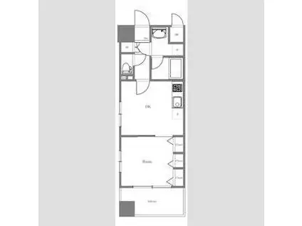 グリフィン横浜・日本大通(1DK/10階)の間取り写真