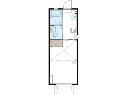 DAIYU24番館(ワンルーム/2階)の間取り写真