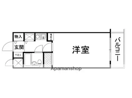 星川ダイヤモンドマンション(1K/7階)の間取り写真