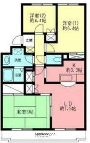 プチフォーレ高森Ⅰ(3LDK/3階)の間取り写真
