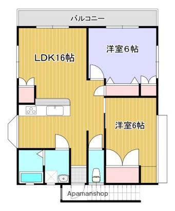 京急久里浜線 三崎口駅 バス乗車時間:12分 林四ツ角バス停で下車 徒歩1分 1階建 築45年(2LDK)の間取り写真