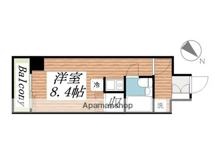 トゥー・ル・モンド新横浜(ワンルーム/3階)の間取り写真