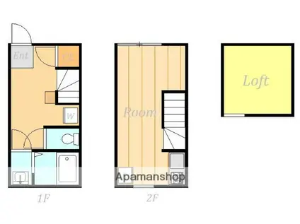 セレステ長津田(ワンルーム/1階)の間取り写真