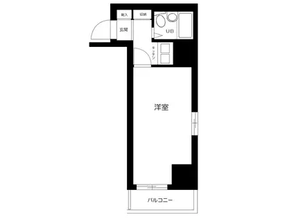 伊勢佐木町ダイカンプラザシティ(1K/9階)の間取り写真
