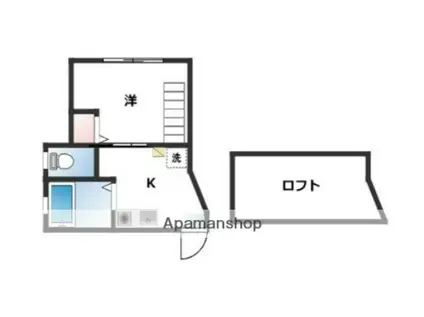 G・Aパーク県立大学Ⅱ(1K/1階)の間取り写真
