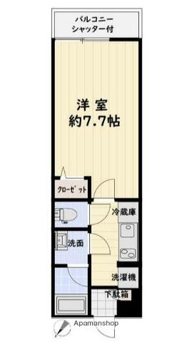 リブリ大船Ⅳ(1K/2階)の間取り写真