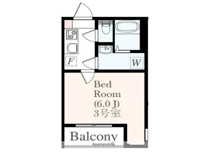 アザーレ・シド海老名(1K/1階)の間取り写真