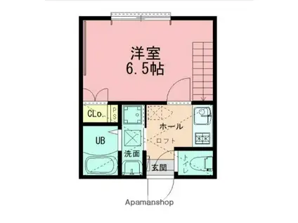 NOIR RESIDENCE KIKUNA(1K/2階)の間取り写真