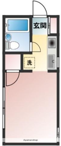 ハイムさんきパート15(ワンルーム/1階)の間取り写真