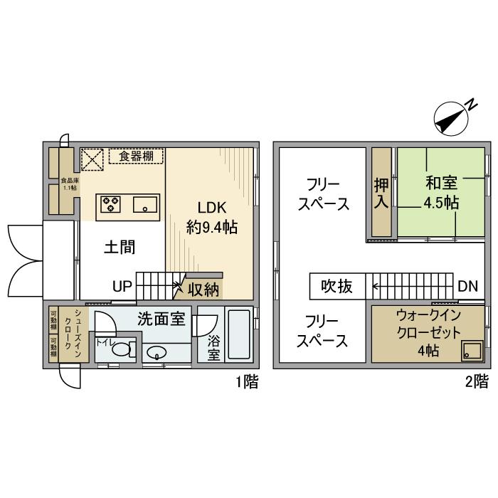 湘南新宿ライン宇須 大船駅 徒歩19分 2階建 築10年(1LDK)の間取り写真