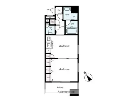 グリフィン横浜・日本大通(1DK/5階)の間取り写真