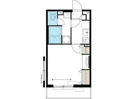 リブリ・カサデルソル4(1K/1階)の間取り写真