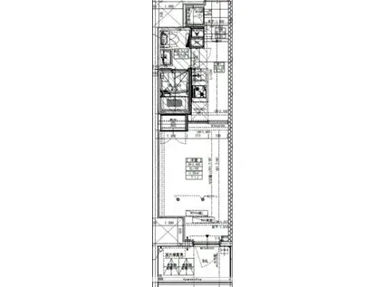 GENOVIA横浜石川町(1K/4階)の間取り写真