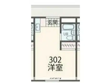 メゾンアレーズ(ワンルーム/3階)の間取り写真