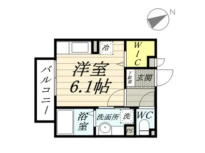 セピアコート(ワンルーム/2階)の間取り写真