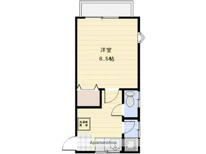 コーポルピナスⅢ(1K/2階)の間取り写真