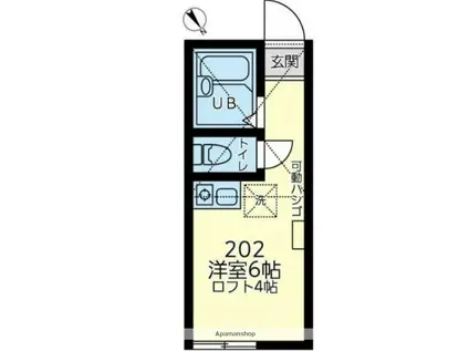 ユナイト文庫ミラフローレス(ワンルーム/2階)の間取り写真