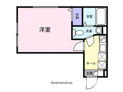 レガーロ湘南平塚(1K/3階)の間取り写真