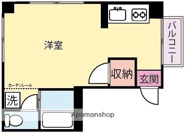サン88ビル(ワンルーム/2階)の間取り写真