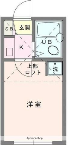 プラザ・ドゥエリート(1K/2階)の間取り写真