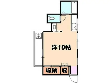 レジデンス・ホノⅡ(1K/2階)の間取り写真