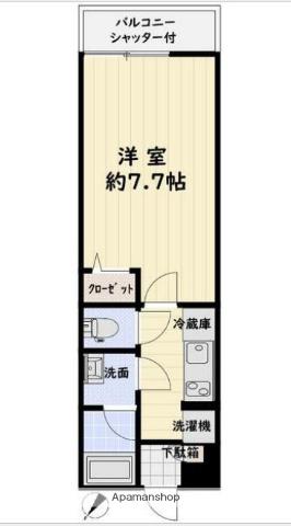 リブリ大船IV(1K/2階)の間取り写真