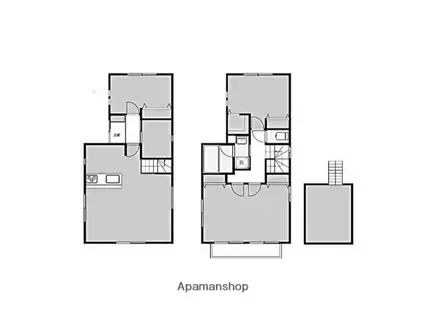 菅田町の家 C棟(ワンルーム/1階)の間取り写真