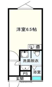MAXIV CROS川崎大師(ワンルーム/4階)の間取り写真
