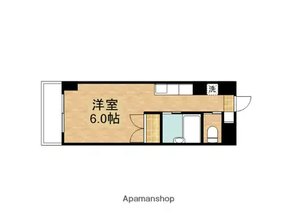 菱和パレス武蔵小杉(ワンルーム/8階)の間取り写真