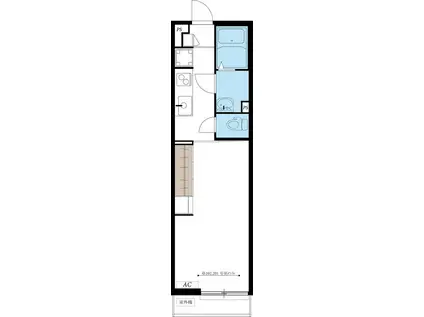 エムズステート金沢八景(1K/3階)の間取り写真