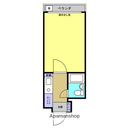 プリンス オブ オレンジ 横浜(1K/4階)の間取り写真