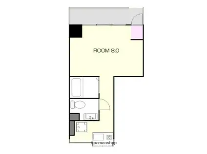 MC永井(ワンルーム/1階)の間取り写真