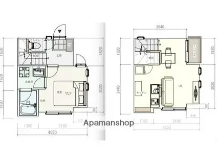 CASA PITTORE上星川(1LDK/1階)の間取り写真