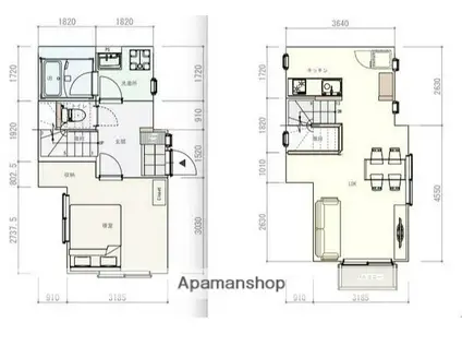 CASA PITTORE上星川(1LDK/1階)の間取り写真