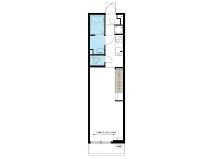 リブリ・鎌倉(1K/1階)の間取り写真