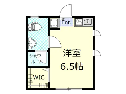 エルカミーノ横浜山手(ワンルーム/2階)の間取り写真