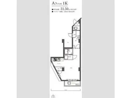 MAXIV日吉(1LDK/4階)の間取り写真