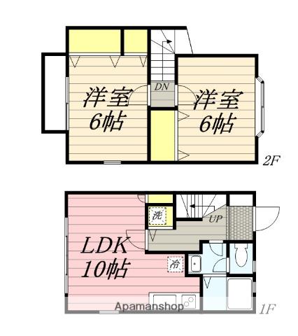 ドエル湘南(2LDK)の間取り写真