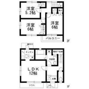 ハイム西鎌倉(3LDK)の間取り写真