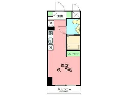 カレッジテラス東海大学前A棟(ワンルーム/3階)の間取り写真