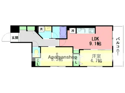 GRAND RESIDENCE UCHIYAMA IV(1SLDK/1階)の間取り写真