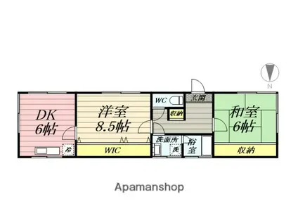 小田急電鉄小田原線 伊勢原駅 徒歩58分 1階建 築83年(2DK)の間取り写真