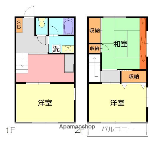 レーベンハイム21F棟(3DK)の間取り写真