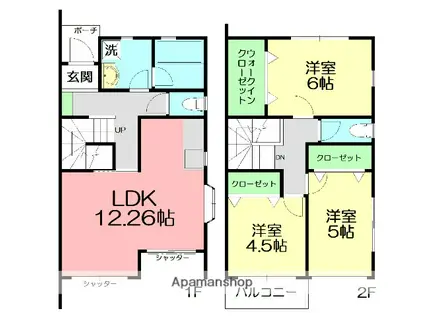 プロミネント湘南(3LDK)の間取り写真
