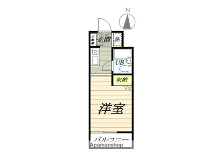 ダイヤパレス大和第2(ワンルーム/3階)の間取り写真