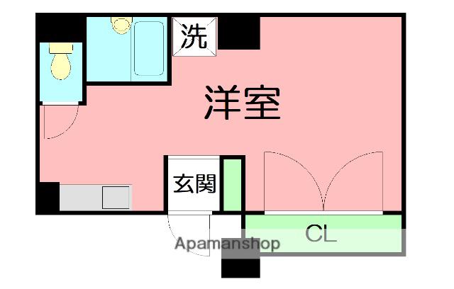 祥和ビル(ワンルーム/3階)の間取り写真