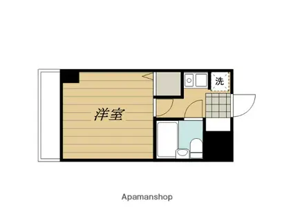 グレイスマンション(1K/2階)の間取り写真